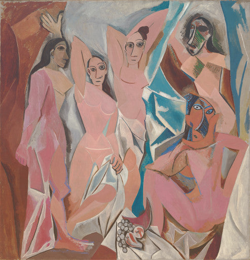 Les Demoiselles d’Avignon, Pablo Picasso, juin-juillet 1907