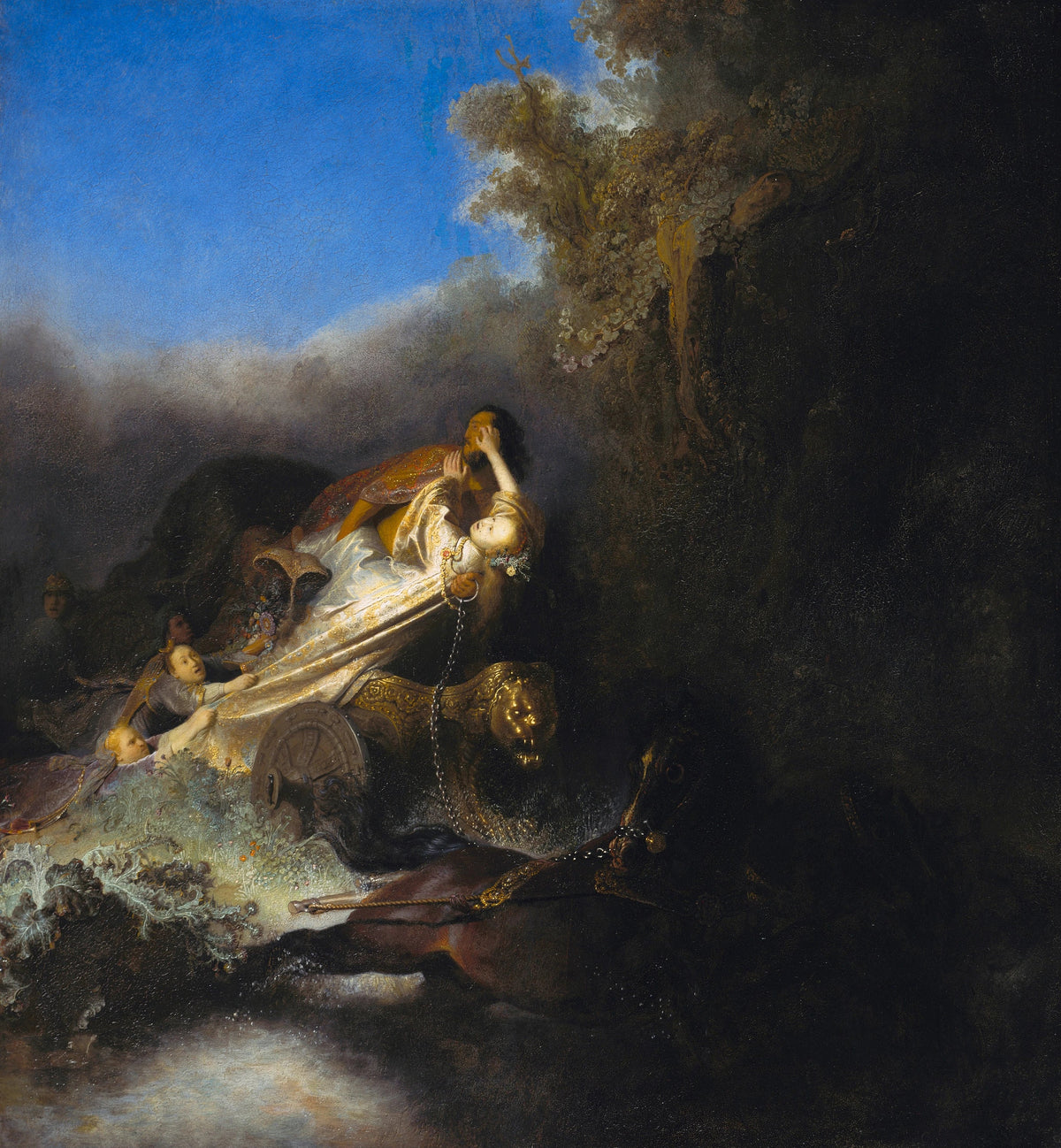 Rembrandt, L’Enlèvement de Proserpine, vers 1631, Gemäldegalerie de Berlin