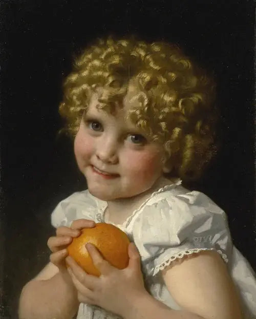 Fillette à l’orange — Léon Perrault
