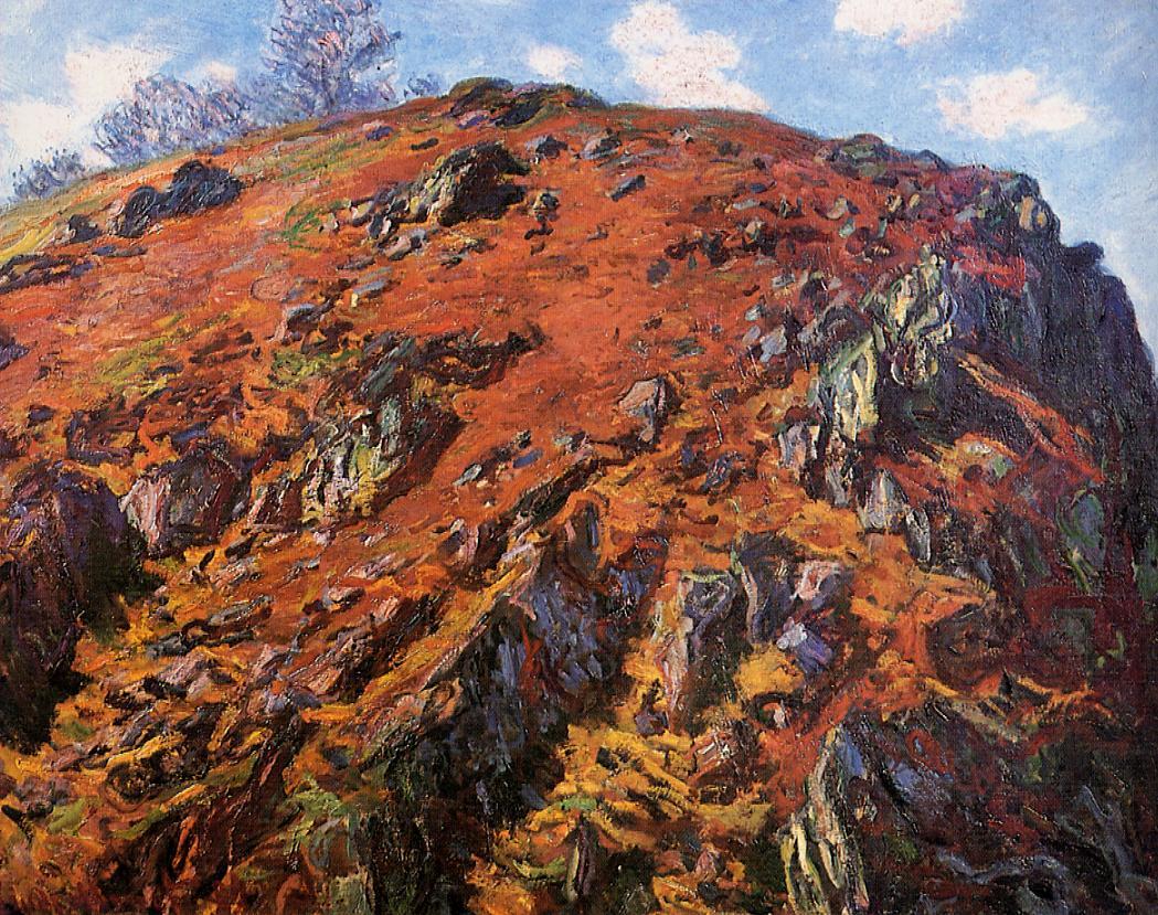 Study of Rocks, Creuse, dit Le Bloc, paysage de Claude Monet