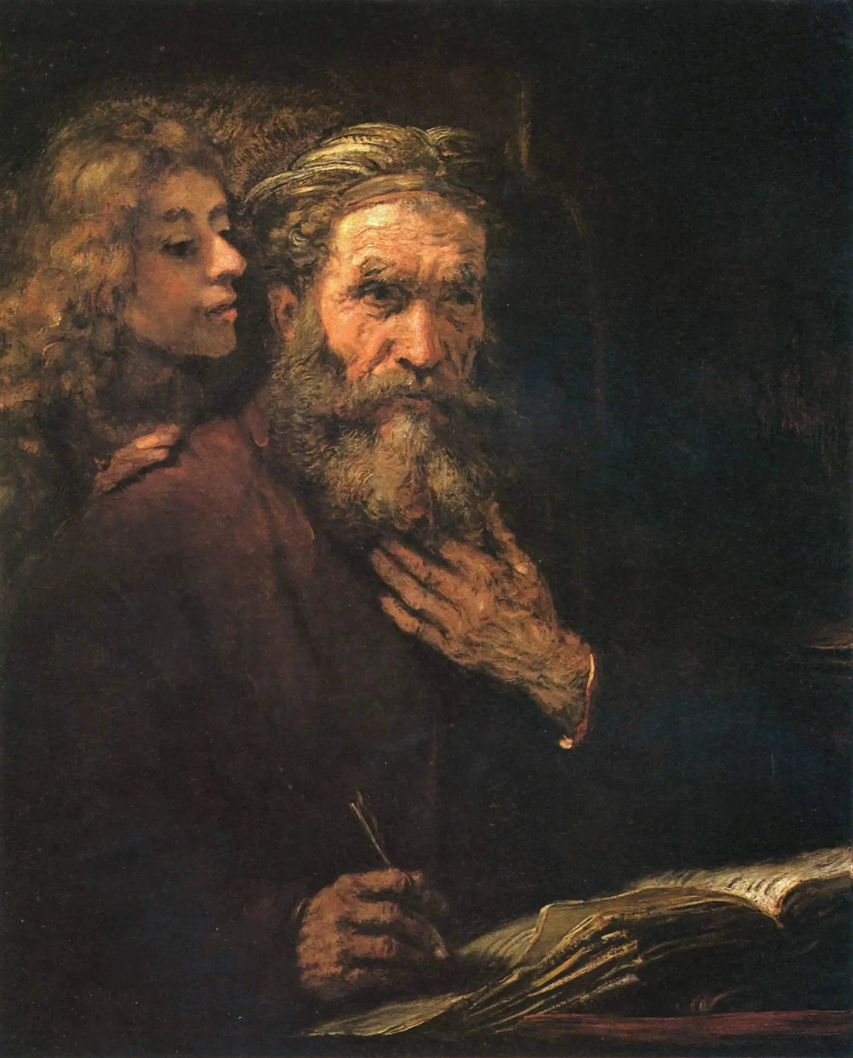 Saint Matthieu et l’Ange de Rembrandt, 1661