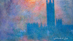 15 Kuuluisat taulut Lontoon parlamentista – Claude Monet