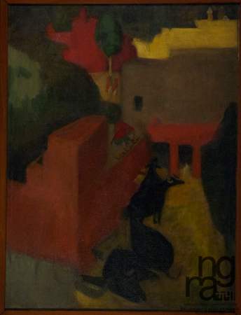 The Last Unfinished Painting, Amrita Sher-Gil, 1941, huile sur toile