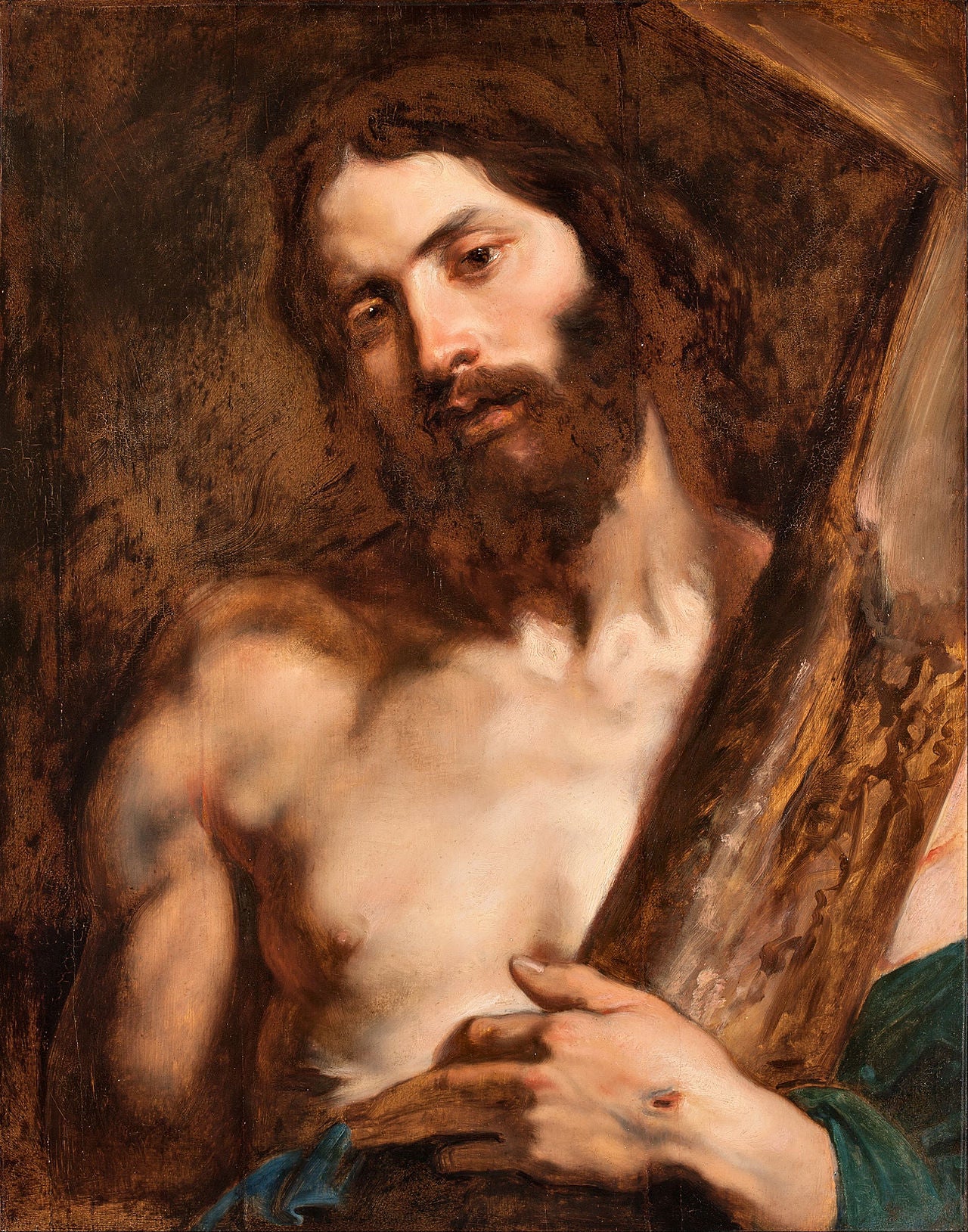 ✝️ Ristiä kantava Kristus – Anthony van Dyck (noin 1618)