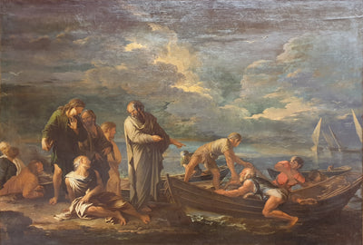 Pythagore et le pêcheur - Salvator Rosa
