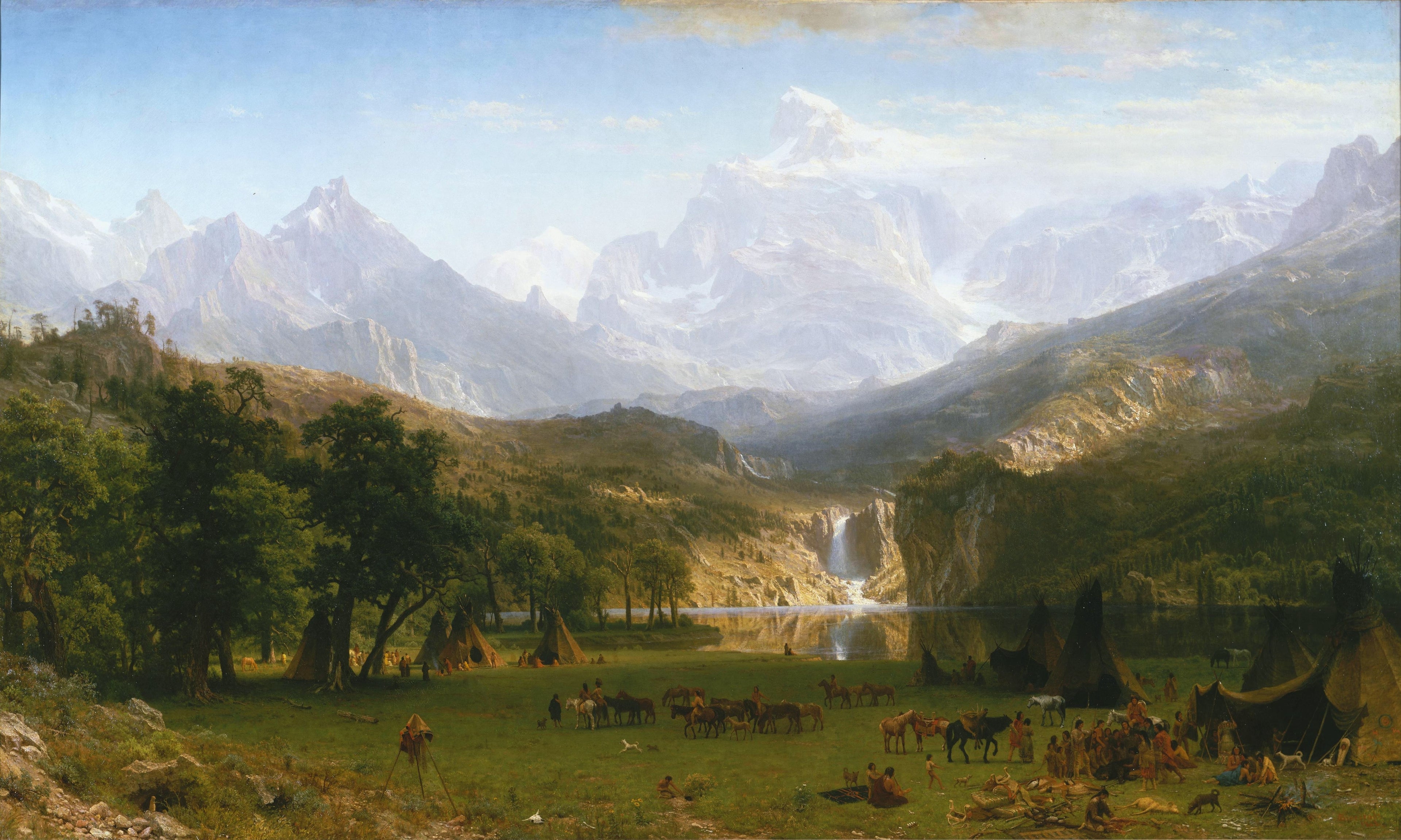 Les montagnes Rocheuses - Albert Bierstadt
