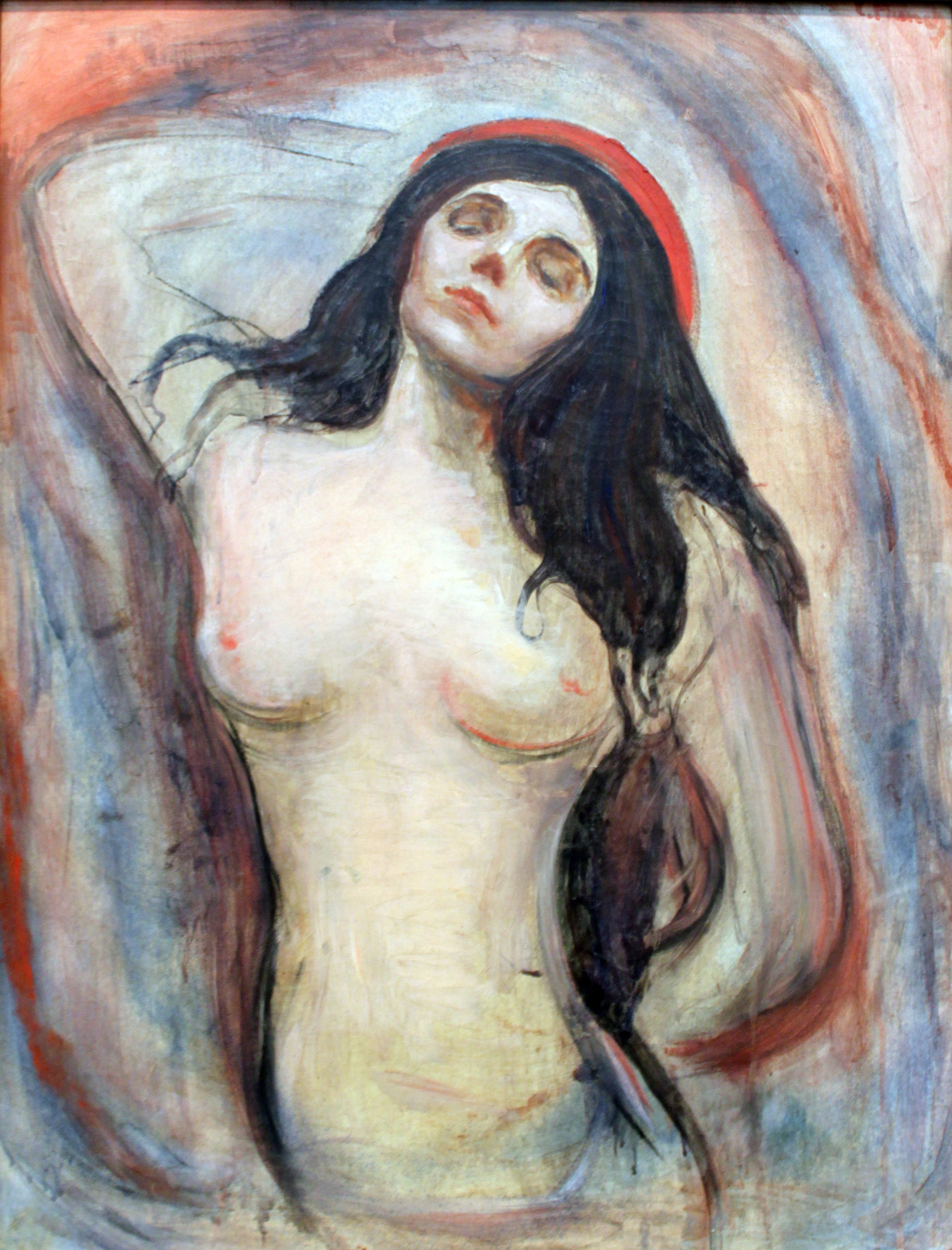 Reproduction du tableau « La Madonne - Edvard Munch » par Alpha Reproduction en peinture à l’huile