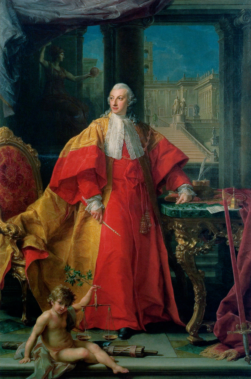 Abondio Rezzonico - Pompeo Batoni - Muotokuva