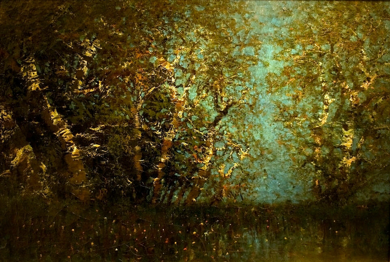 Forêt de bouleaux - László Mednyánszky