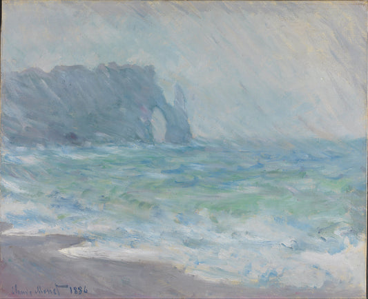 🌧️ Sade Étretatissa – Claude Monet (1886)
