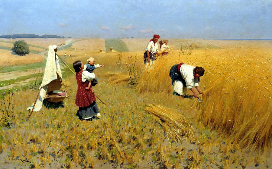 Récolte en Ukraine - Mykola Pymonenko