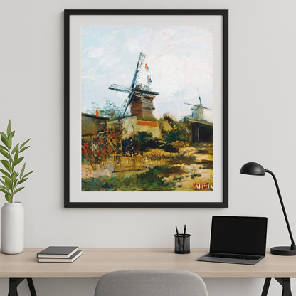 🌬️ Vanha mylly Montmartressa – Vincent van Gogh (1886)