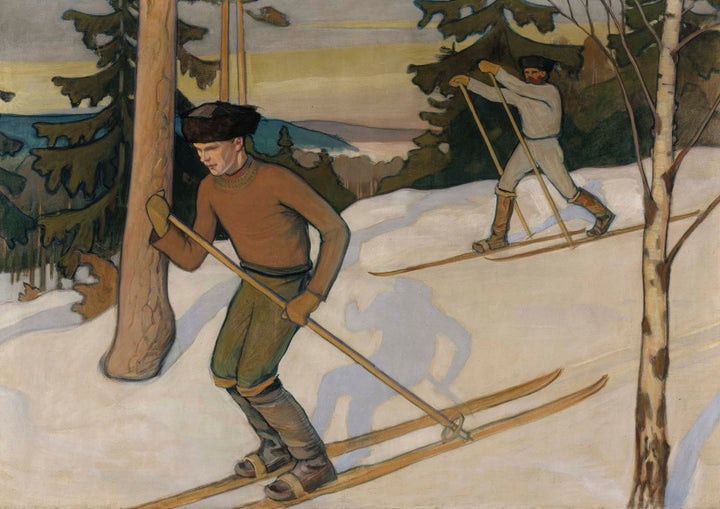 Pojat suksilla - Väinö Blomstedt