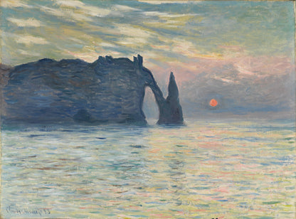 Auringonnousu Étretatissa – Claude Monet, 1883