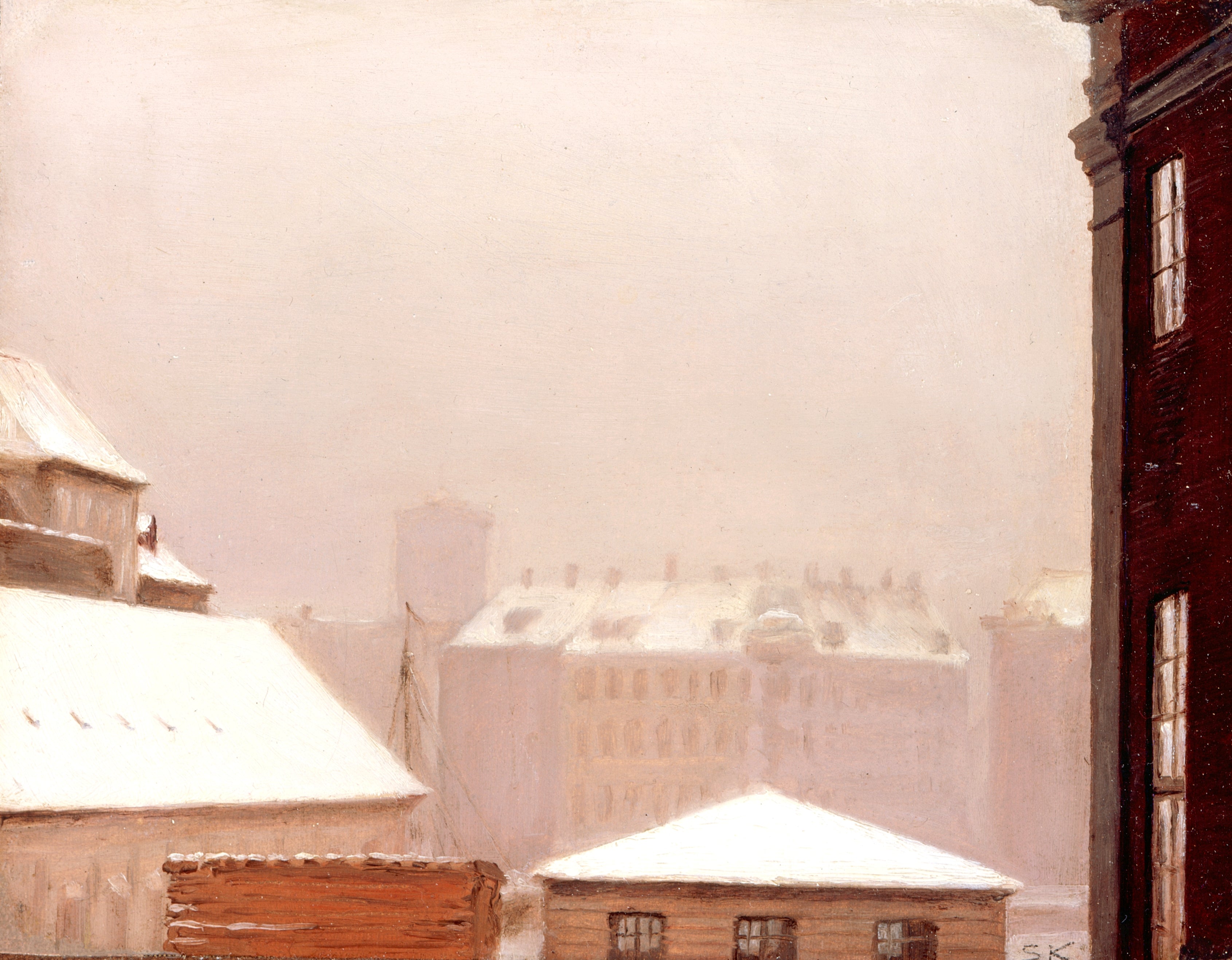 Kööpenhamina: katot lumen alla - Peder Severin Krøyer