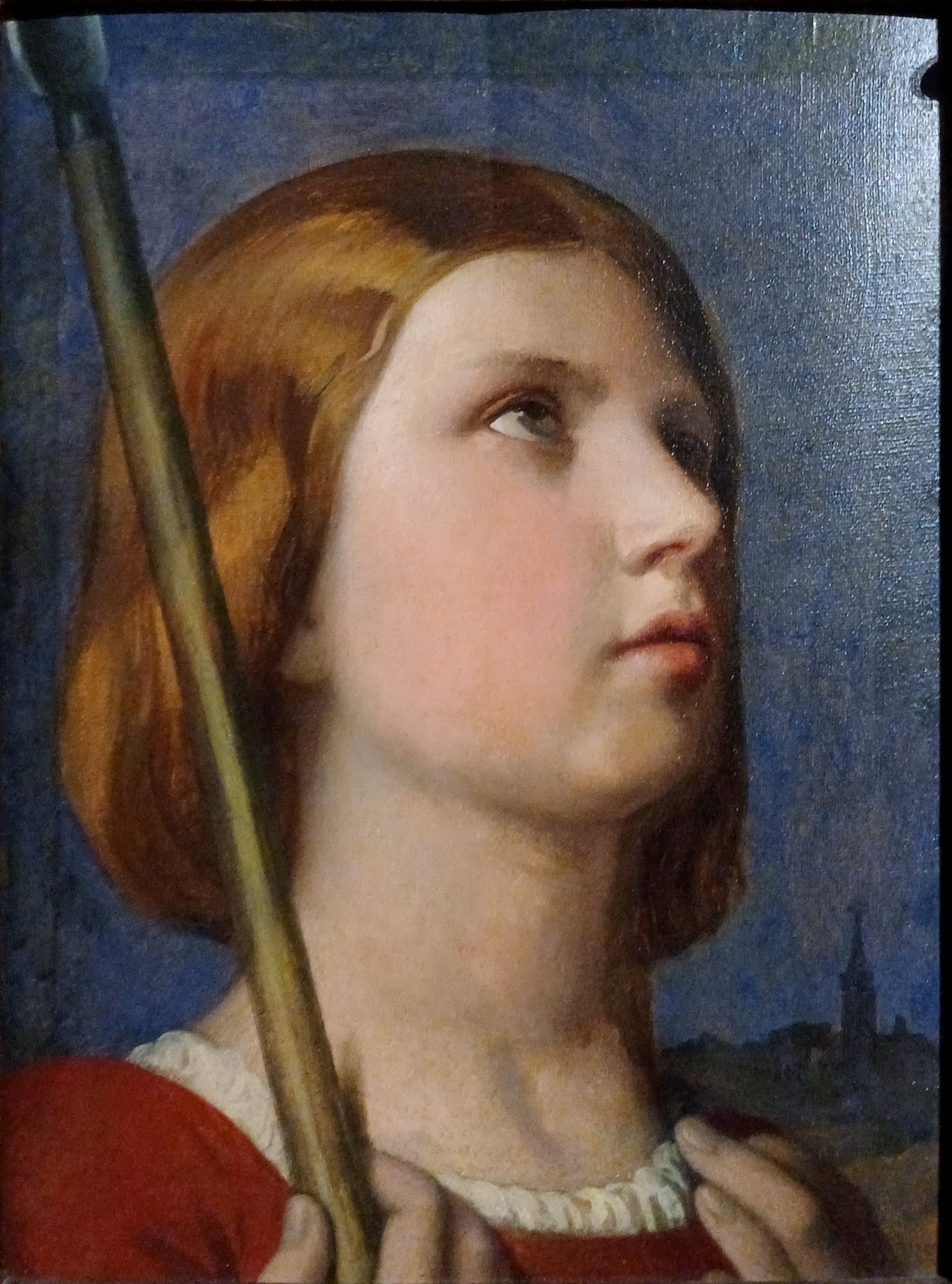 Jeanne d'Arcin pää ekstaasissa - Jean-Auguste-Dominique Ingres