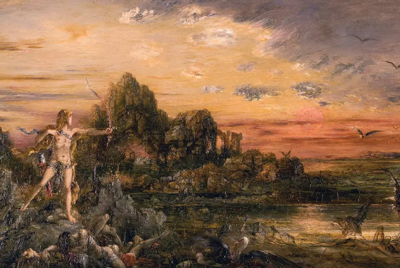 Herkules ja Stymphaloksen järven linnut - Gustave Moreau