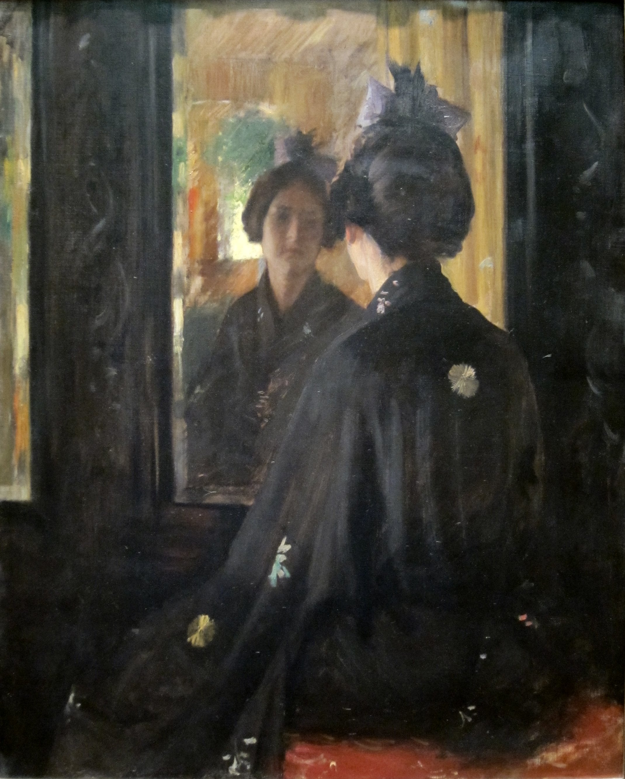 Le miroir - William Merritt Chase