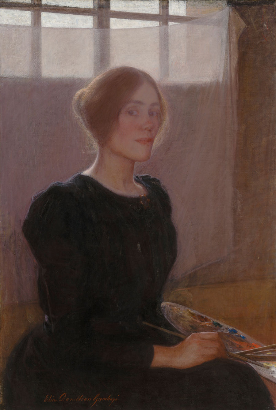 Autoportrait, Elin Danielson-Gambogi, 1900