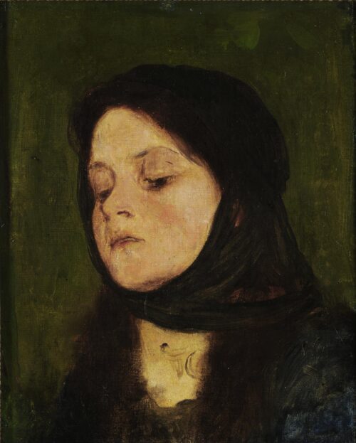 Tête de jeune fille - Nikolaos Gyzis