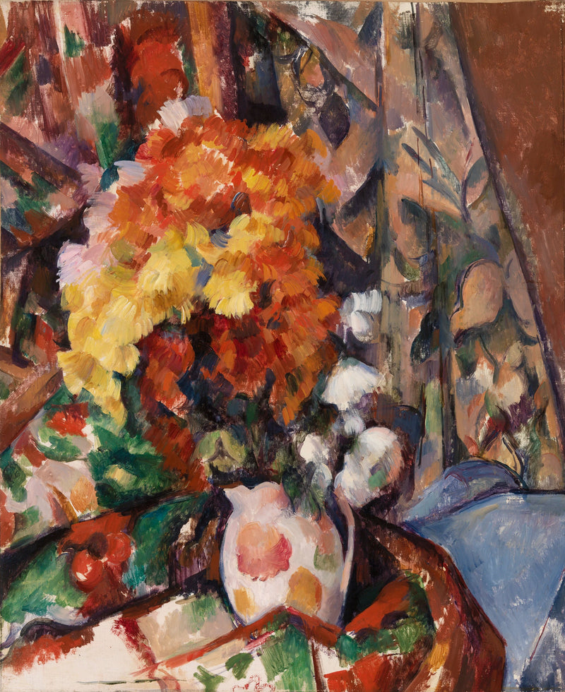 Kukka-asetelma - Paul Cézanne