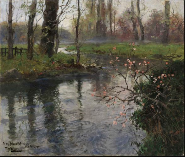 Kevätpuro - Frits Thaulow