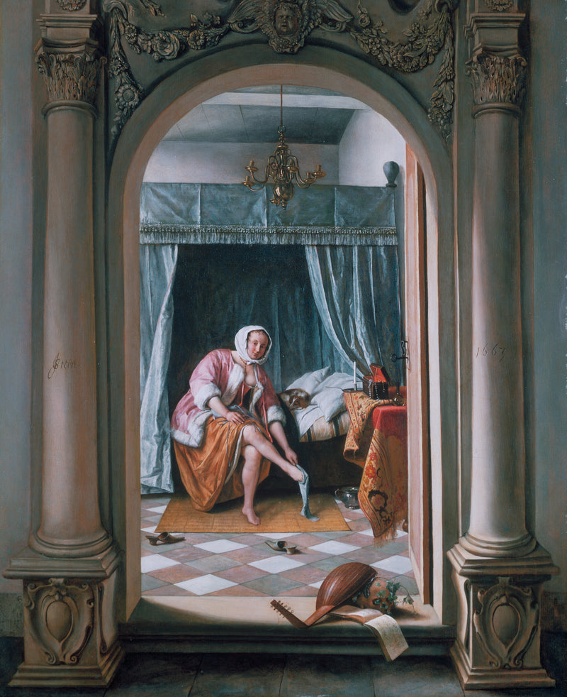 Femme à sa toilette - Jan Steen