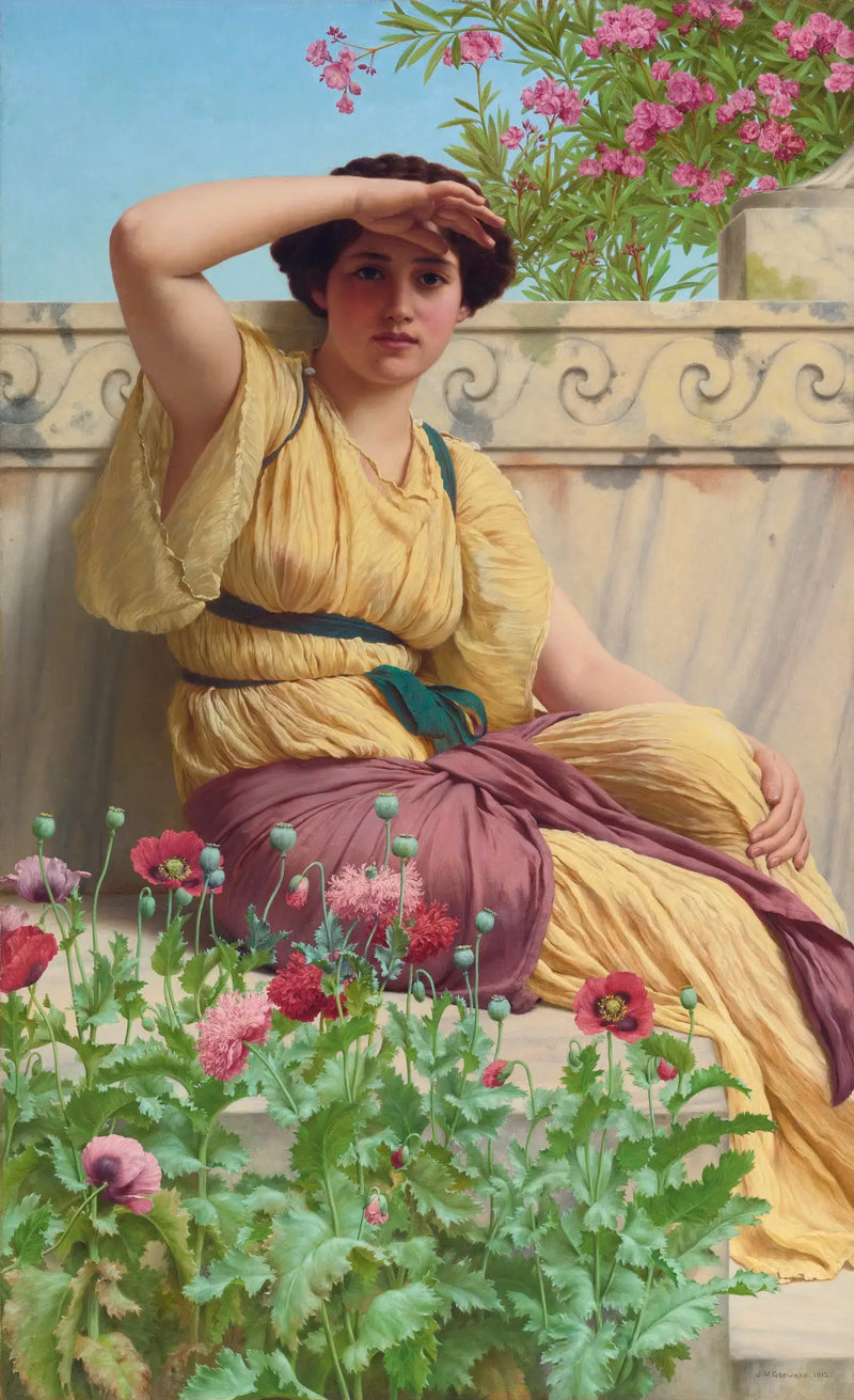 Romanttinen tapaaminen - John William Godward