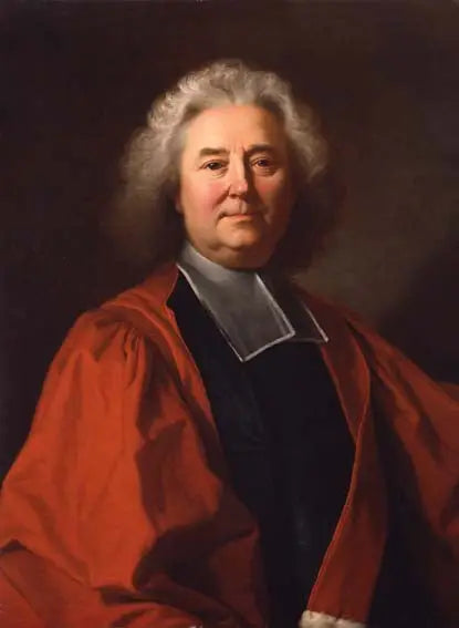 René Pucelle - Hyacinthe Rigaudin muotokuva