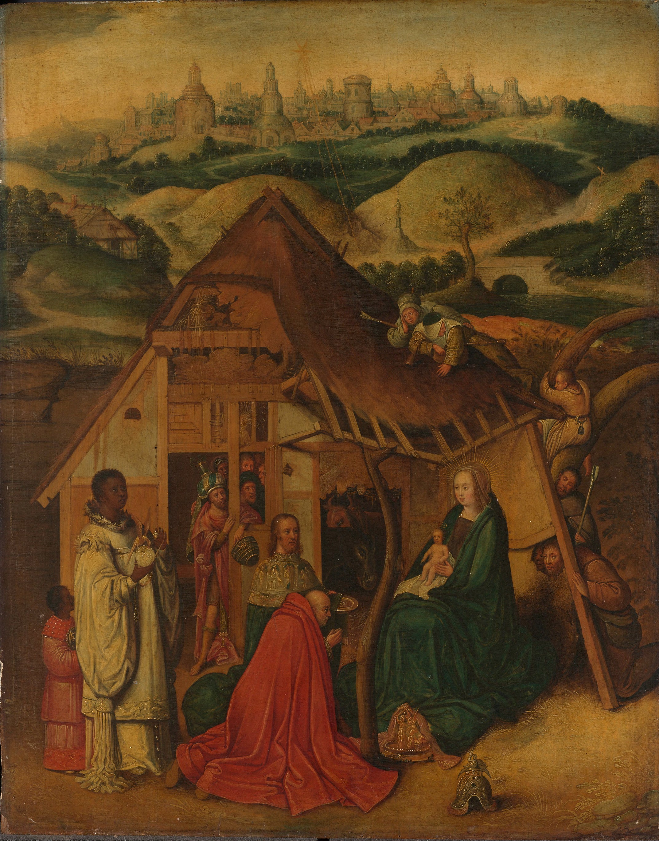 Itämaan tietäjien palvonta - Hieronymus Bosch