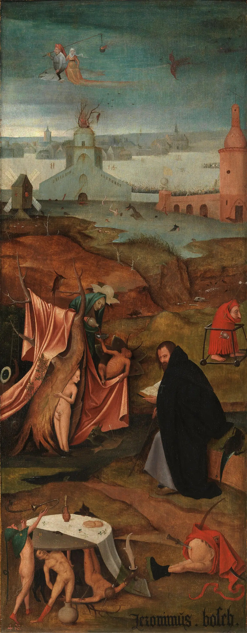 Pyhän Antonin kiusaus - Hieronymus Bosch
