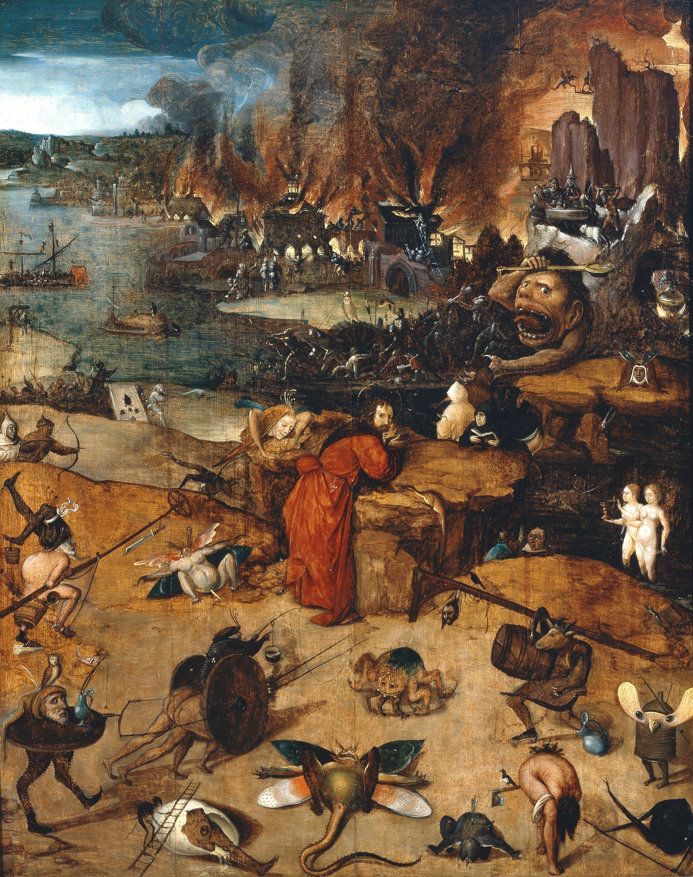 Pyhän Antonin kiusaus - Hieronymus Bosch