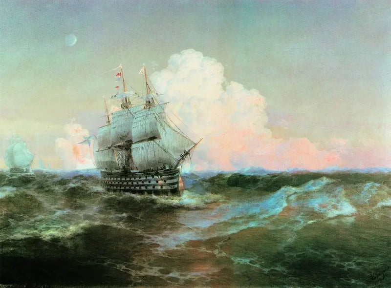 Laiva « Kymmenen apostolia » - Ivan Aïvazovski