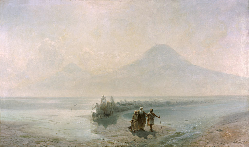 La Descente de Noé du mont Ararat - Ivan Aïvazovski