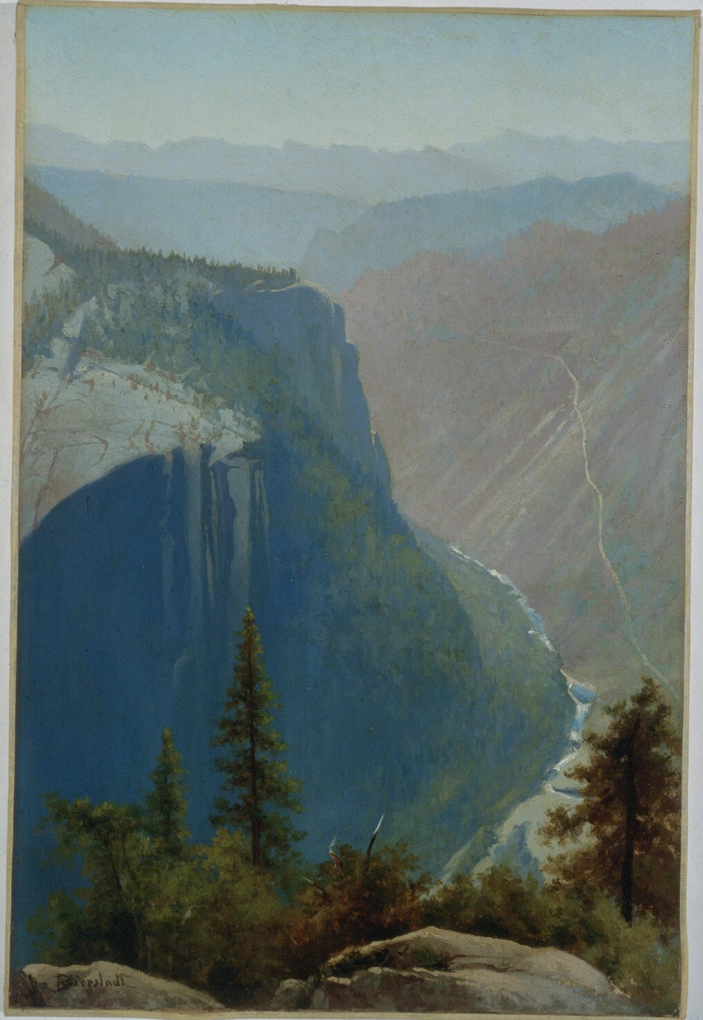 Vallée de Yosemite - Albert Bierstadt