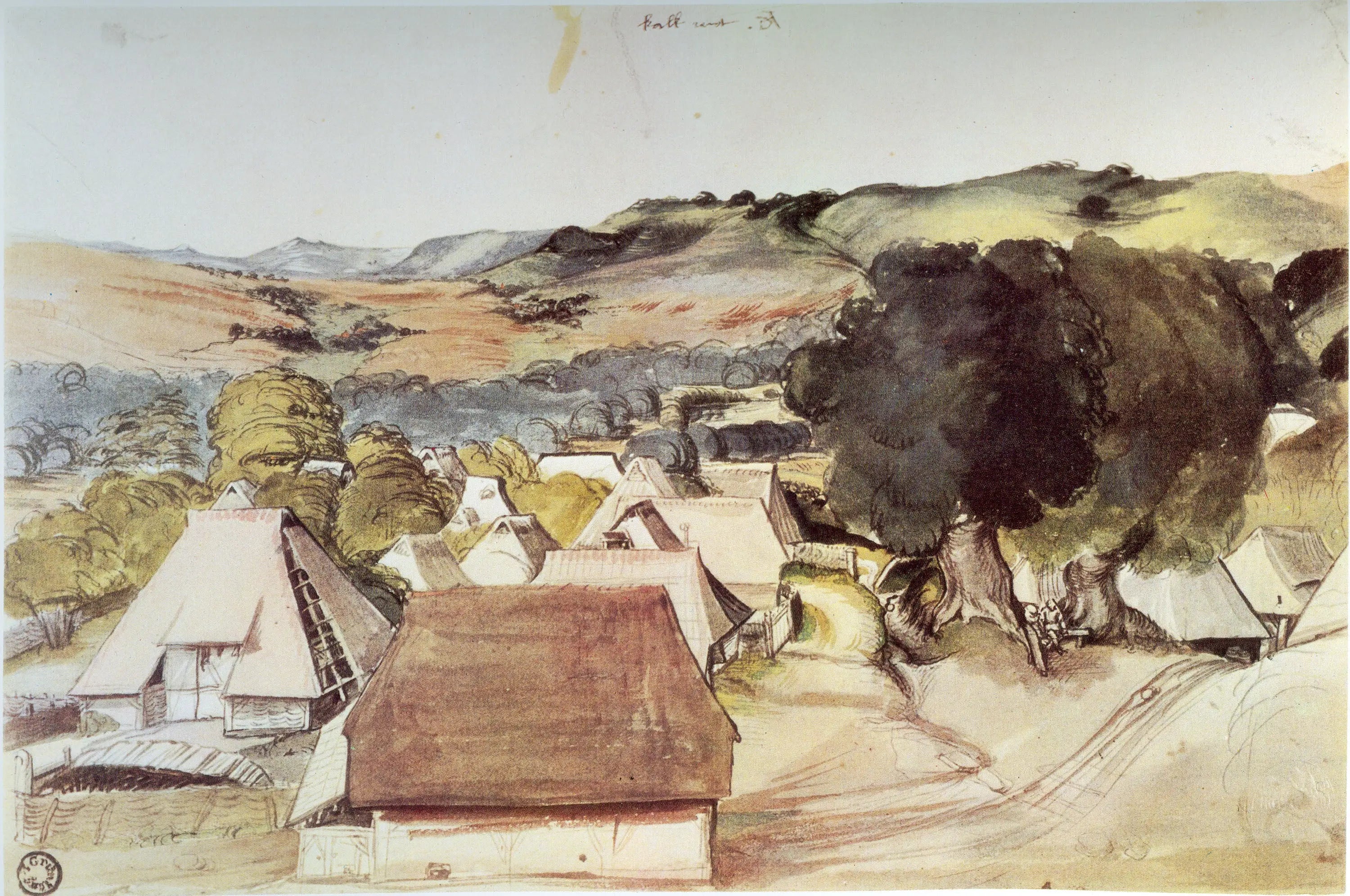 Vue de Kalchreuth - Albrecht Dürer - Alpha Reproduction