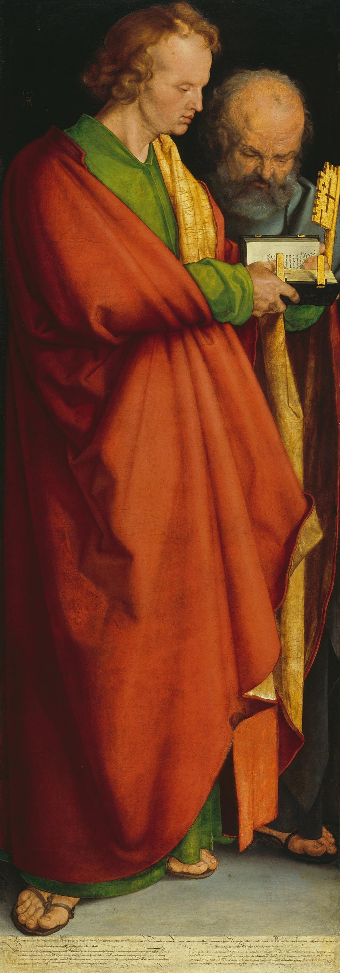 Les quatre apôtres : saints Jean et Pierre - Albrecht Dürer