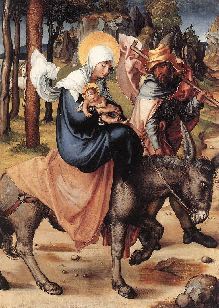 Neitsyt Maria seitsemän tuskaa: Pakomatka Egyptiin - Albrecht Dürer