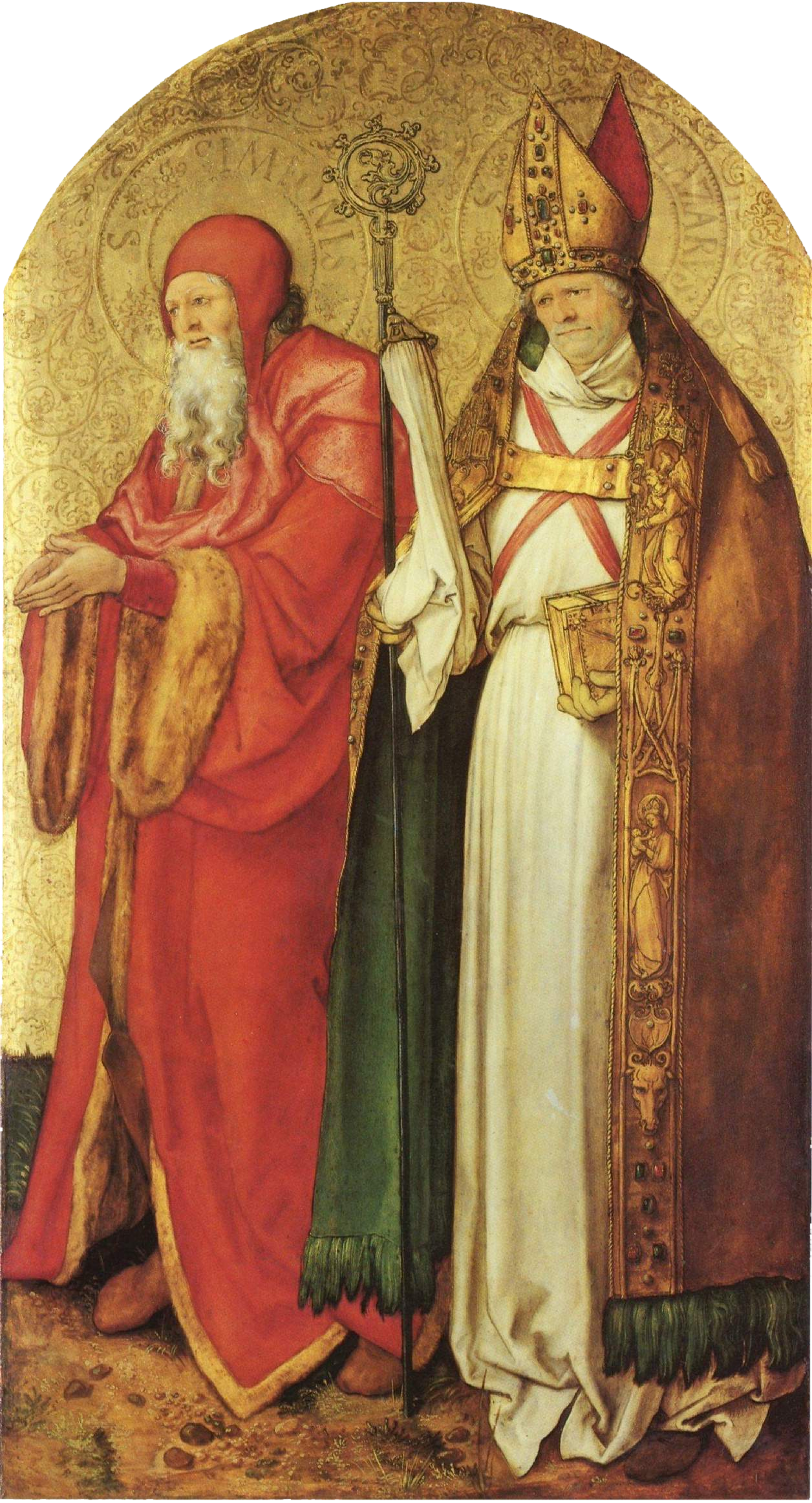 Jabachin alttari: Pyhät Siimeon ja Lasarus - Albrecht Dürer