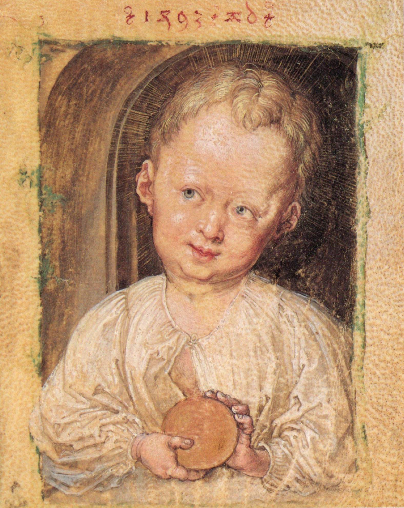 Salvator Mundi Jeesus-lapsen kanssa - Albrecht Dürer