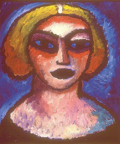 Tête de femme - Alexej von Jawlensky