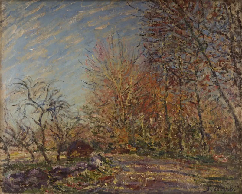 Fontainebleau-metsän reuna - Alfred Sisley