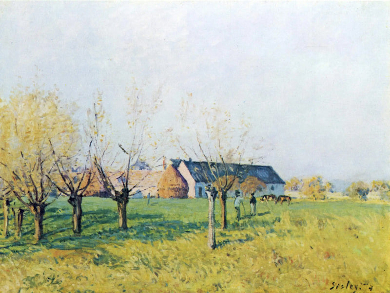 Helvetinaukion tila, syksyinen aamu - Alfred Sisley