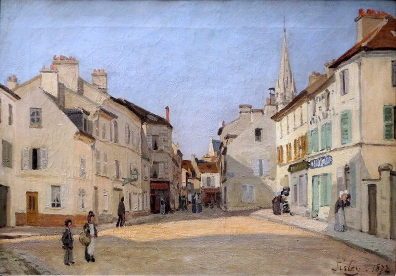Chausséenkatu Argenteuilissa - Alfred Sisley