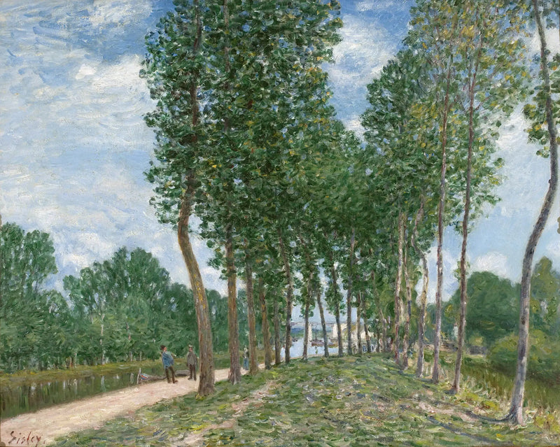Loingin ranta Moret'ssa - Alfred Sisley