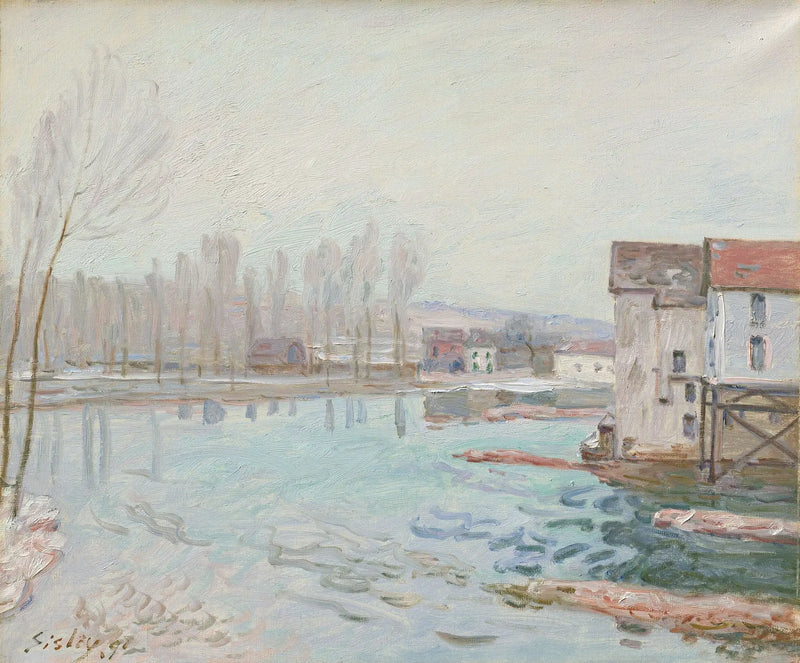Talvi Moret'ssa - Alfred Sisley