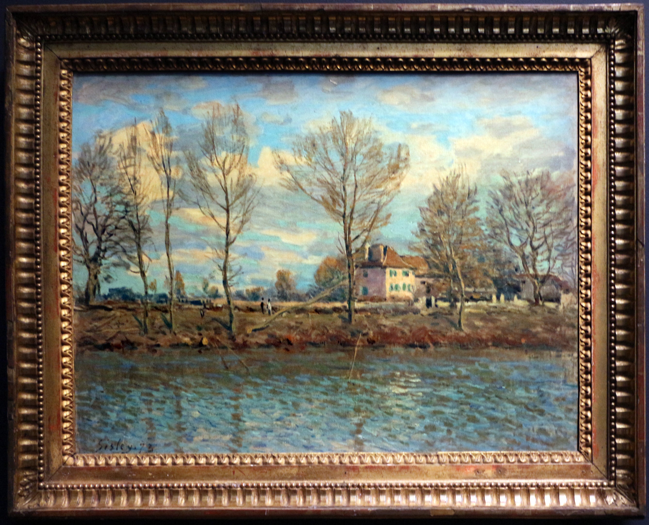 Reproduction du tableau « L'Île de la Grande Jatte - Alfred Sisley » par Alpha Reproduction en peinture à l’huile