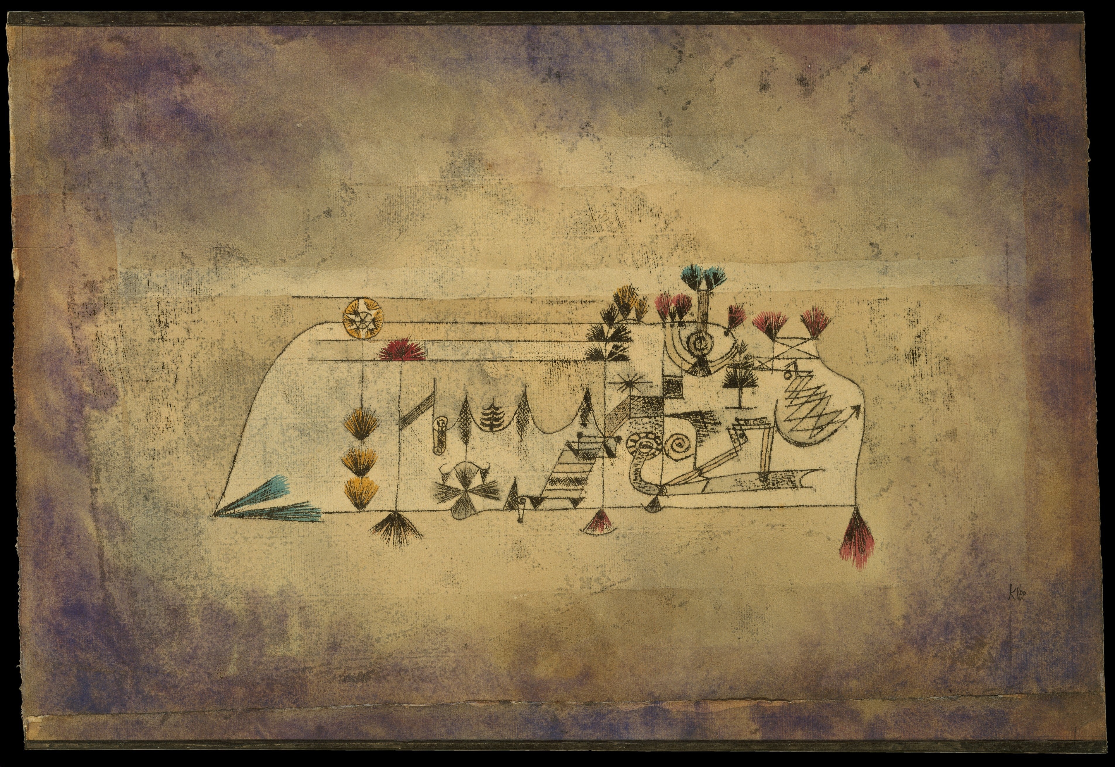 Kaikkien sielujen taulu - Paul Klee