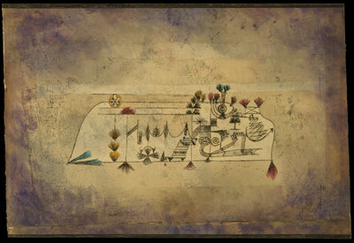 Tableau des Âmes de Toussaint - Paul Klee - Alpha Reproduction