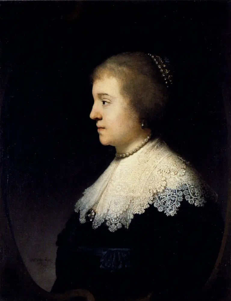Amalia van Solmsin prinsessan muotokuva - Rembrandt